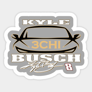 #8 Kyle Busch Fan Car Sticker